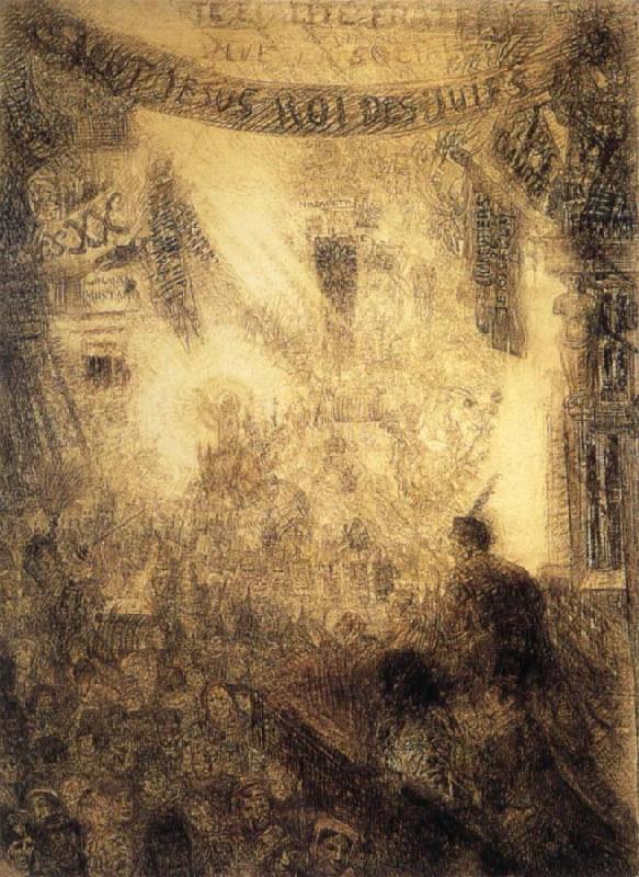 James Ensor The Entry of Christ into Jerusalem oil painting image